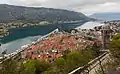 Vista de Kotor y la bahía