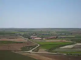 Vista del pueblo desde el Teso de la Mora.