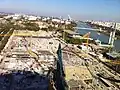 Vista de Sevilla hacia el norte desde la planta 14 de la torre.