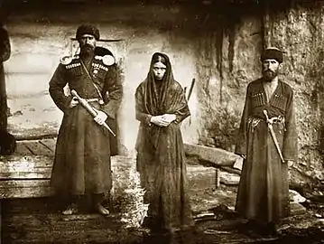 Los Gelovani, una familia principesca de Georgia que en el pasado gobernó en Svanetia.