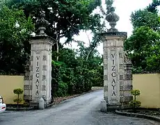 Entrada principal de la Villa.