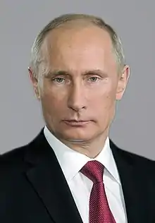 Vladímir Putin,  Presidente de Rusia.