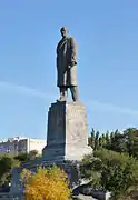 Estatua de Lenin en el canal del Volga, 1952-1969.