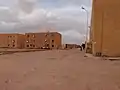 Calle en El Abiodh Sidi Cheikh, un pueblo ubicado en las laderas meridionales de la cordillera.