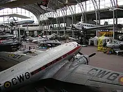 The aviation section in the North Hall