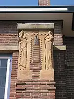 Cariátides de la Casa Larga (Huis De Lange), Alkmaar