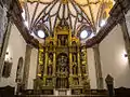 La capilla y el retablo mayor, obra renacentista del siglo XVI