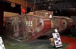 El Mark II del Museo de tanques de Bovington.