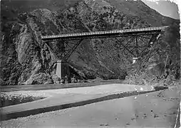 Puente de Waiau, 1886.