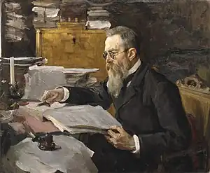 Retrato de Nikolái Rimski-Kórsakov 1898