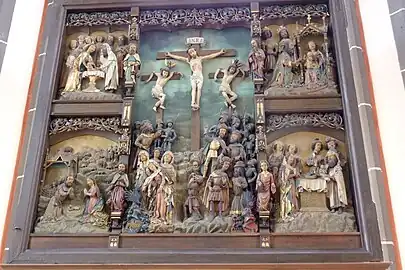 Retablo de la Walpurgiskirche de Alsfeld.