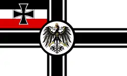 Bandera naval de Imperio alemán