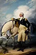 George Washington y su caballo, de John Trumbull (1790).