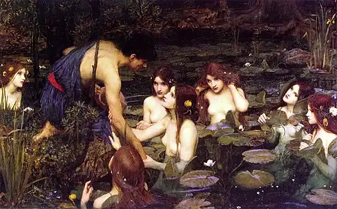 1896 - Hylas y las ninfas.