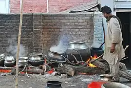 Preparación de Wazwan.