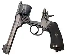 El revólver Webley es un revólver con cañón basculante; fue arma de fuego reglamentaria del extinto Imperio Británico desde 1887 hasta 1963.