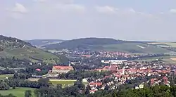 Vista del palacio en Weikersheim