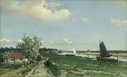 Canal en Rijswijk (1868).