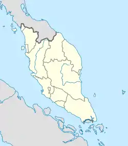 Kuala Lipis ubicada en Malasia Peninsular