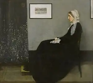 Retrato de la madre del artista, Whistler, 1871.