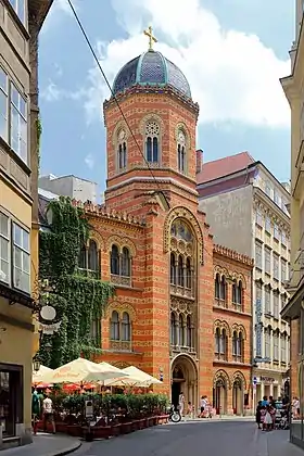 La iglesia ortodoxa griega de la Trinidad (Viena, Austria).