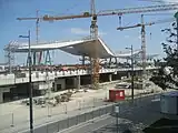 Construcción de los tejados, comenzada en 2011