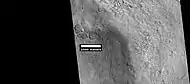 Polígonos y festones periglaciales (imagen HiRISE).