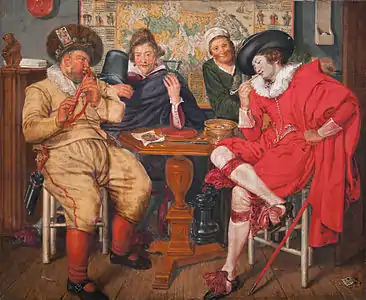 Alegre compañía (o Escena en una posada), 1615-1620 Museo Bredius, La Haya