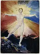 La danza de Albión (Día de alegría) (1794-1796), de William Blake, Museo Fitzwilliam, Cambridge.