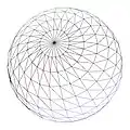 A wireframe sphere with roughly 1600 sample points.