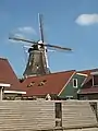 El molino (molen de Windlust) en Wolvega