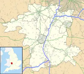 Badsey ubicada en Worcestershire
