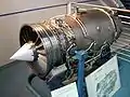 Turborreactor IHI F3, que motoriza al Kawasaki T-4.