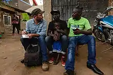 Xavier Aldekoa en Kampala, Uganda. 2018. Imagen de Alfons Rodríguez.