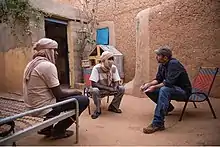 Xavier Aldekoa en Agadez, Níger. 2019. Imagen de Pau Coll