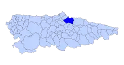 Extensión del concejo en Asturias