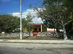 Casa comisarial de Xmatkuil.