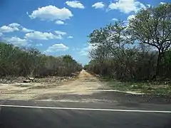 Antigua vía del tren hacia Molas.