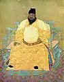 Retrato en amarillo chino, también llamado amarillo real o imperial