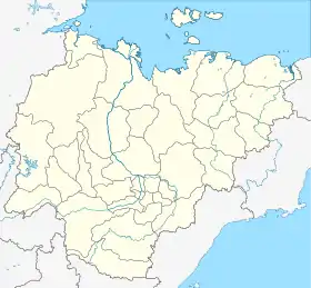 Srednekolimsk ubicada en República de Sajá