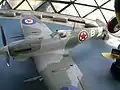 Supermarine Spitfire LF Mk VC usado por el escuadrón RAF yugaslavo.