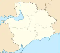Kámianka-Dniprovska ubicada en Óblast de Zaporiyia