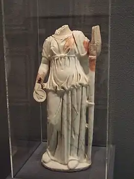 Estatua de Ceres procedente de la villas de la Malena.
