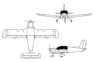 Planos del ZLIN Z-242