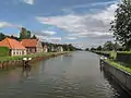 Zuidbroek, el canal: het Winschoterdiep.