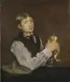Édouard Manet, Joven pelando una pera