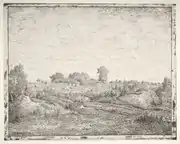 Théodore Rousseau, La Plaine de la Plante à Biau, en 1867