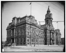 Palacio de Justicia construido en 1887 y demolido en 1974