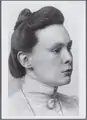 Johanna Naber (1859-1941) alrededor de 1898, feminista y cofundadora holandesa.