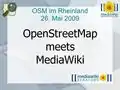 Presentación sobre la integración de OSM en MediaWiki.